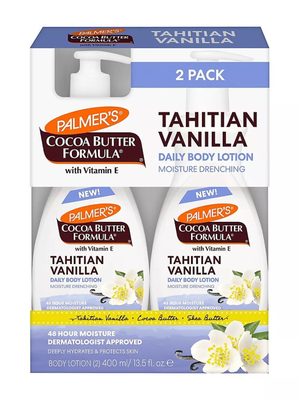 Palmer's Cocoa Butter Formula Tahitian Vanilla Body Lotion, 2 pk./13.5 fl. oz.